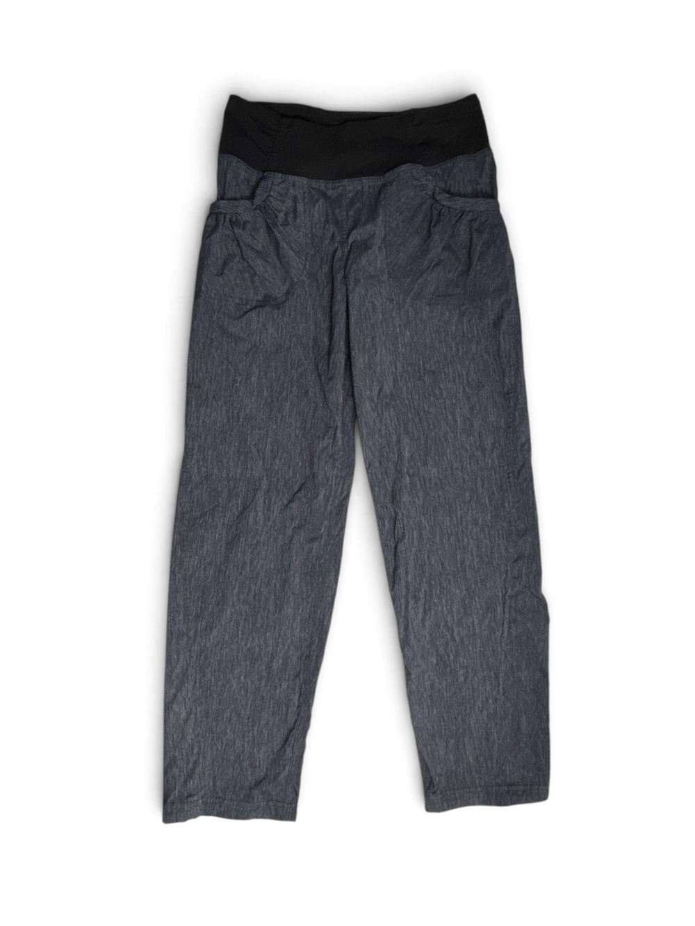 Prana Summit Pants Charcoal Gray Heather Womens Small Short Inseam